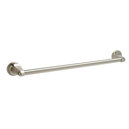 Pamex Seal Beach Collection 24in Towel Bar Set Satin Nickel Finish BC5SN13824